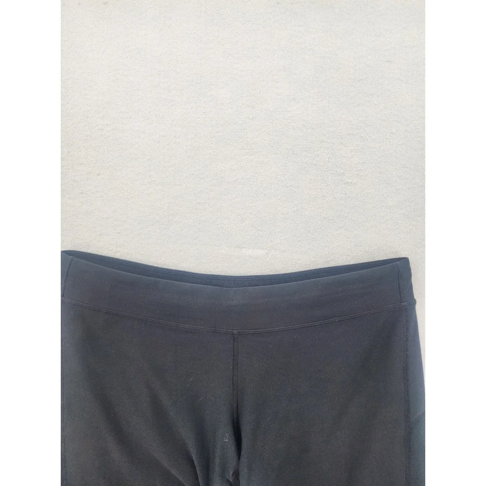 Nike Dri-FIT Black Cropped‎ Running Leggings Womens XL Activewear Yoga Workout